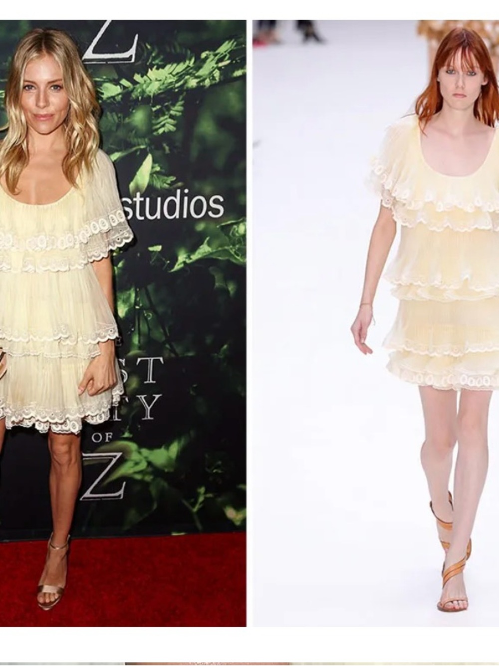 Chloe tiered min dress